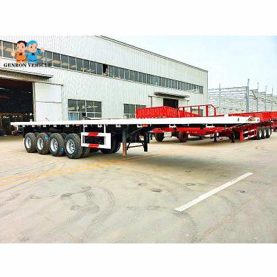 Da cama 8 da roda da movimentação da barra de acoplamento 40t do recipiente reboque alto semi