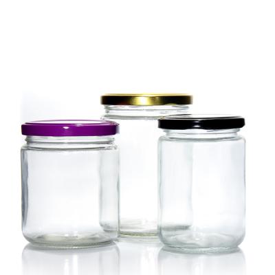 Top Quality 6Oz 8Oz 12Oz  Freezing Glass Jar With Airtight Aluminum Lid