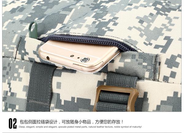 CAMO DOUBLE SHOULDER BUCKET BAG LARGE CAPACITY OUTDOOR CAMO BACKPACK SINGLE SHOULDER CROSSBODY TRAVEL BACKPACK HANDBAG