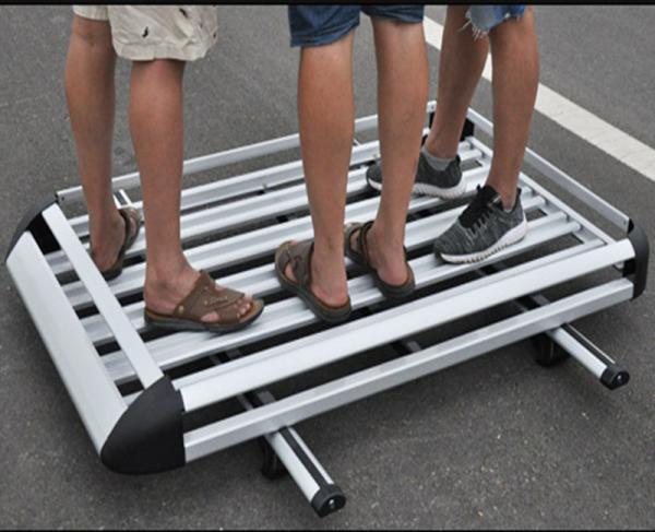 Custom 6063 T6 Aluminum Extrusion Standards Car Roof Rack