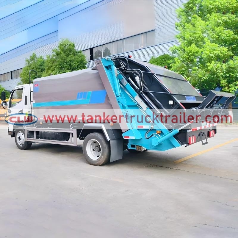 JAC 4X2 10CBM Rear Loading Refuse Compactor Truck in China