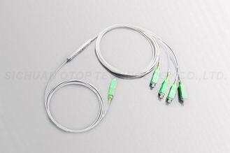 1 * 2 Optical Cable Splitter SC / APC Fan Out For PON Network Connection