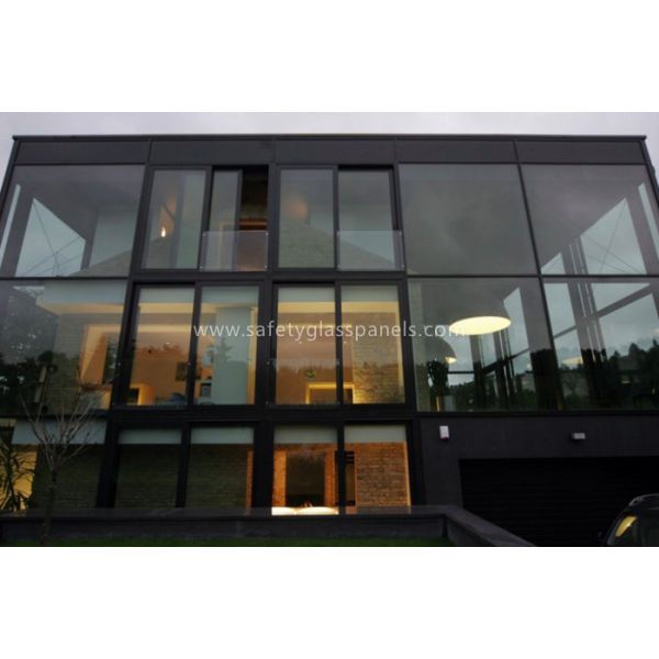 Green 10mm 12mm Clear Float Glass Figured For Automotive Windshield Facades