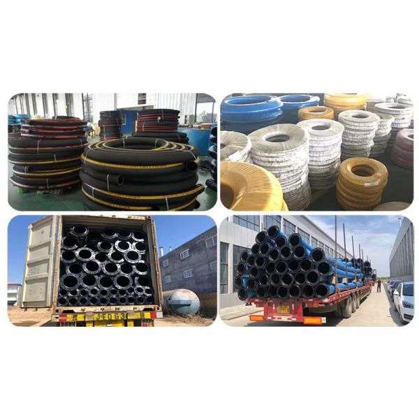 NBR Marine Rubber Dredge Hose Floating Dredge Pipe Customized Length