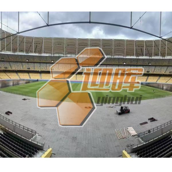 Temporary Turf Protection Flooring Heavy Duty Concert Plastic Event Flooring Anti Slip