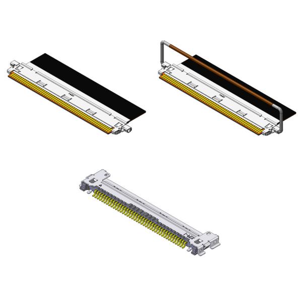 Os conectores de cabo coaxial 20858-060T-01 dos lvds de  20525-060E-02 protegeram
