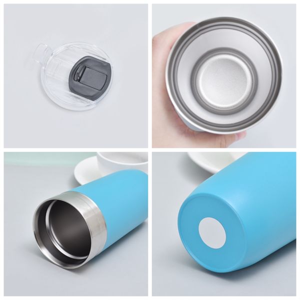 Production Stainless Steel Water Bottle 16oz Vacuum Insulated Straight Cup Tumbler