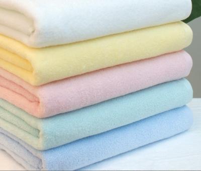 solid color bath towel