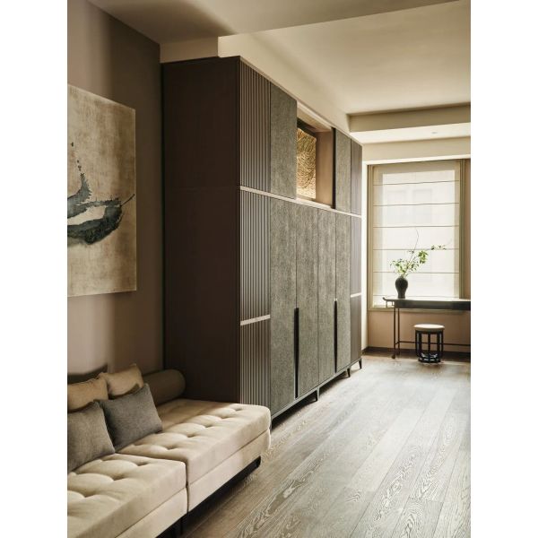 Meubles de salon TV en frêne de Mandchourie résistants aux acides