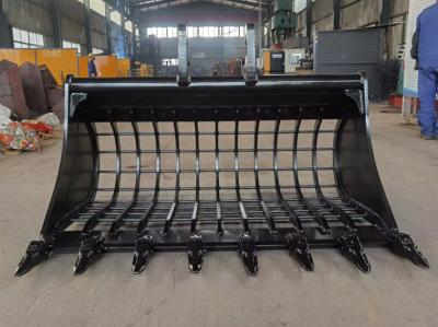 Heavy Duty Excavator Skeleton Bucket Made From NM400 With Hydraulic Power