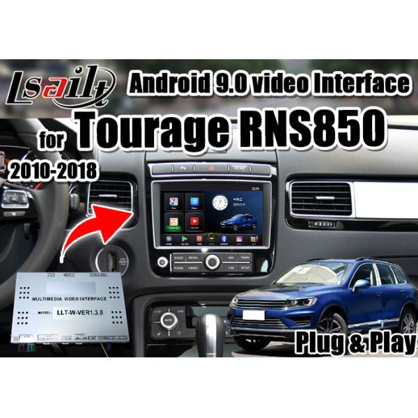 Lsailt CarPlay& Android multimedia video interface for Tourage RNS850 2010-2018 support YouTube , google Play