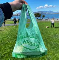 Flexiloop Handle Compostable Mailing Bag with Custom Printing PLA and PBAT Material Structure