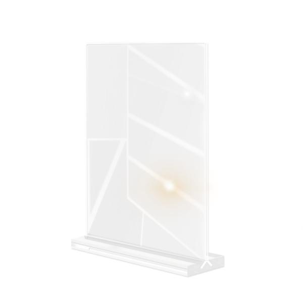 Double Sided Metal Poster Stand 150mm Table Sign Holder  Without Magnet