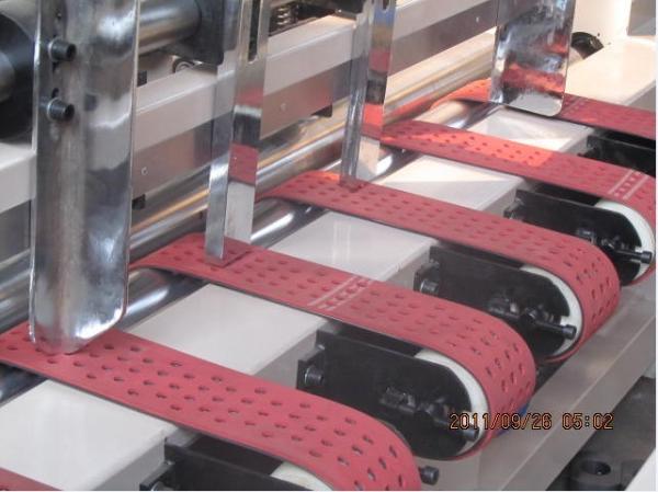 3 Layer Corrugated Carton Machinery , Automatic Folder Gluer Machine 380v 50HZ