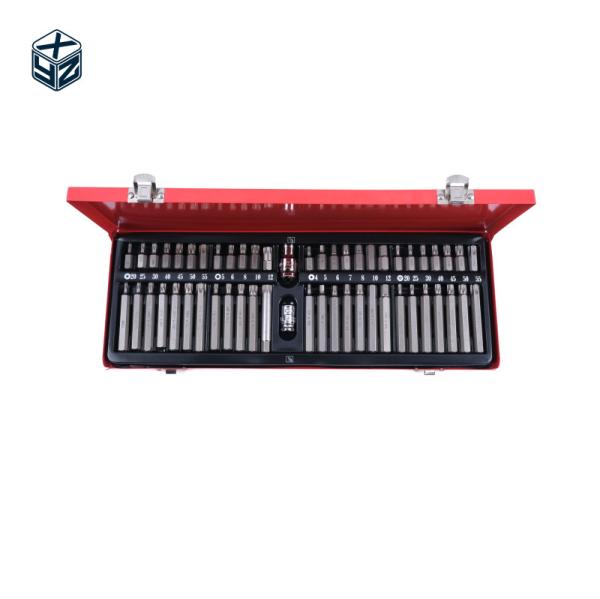 Muliti-Purpose High Batch Head Accuracy Precision Machining CRV 54pcs Steel Box Bits Set for Hand Tools