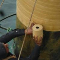 Tape de cire en tissu synthétique non tissé anti-corrosif 50 mmx10mtr Pour le pétrole