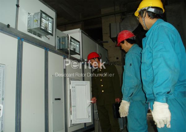 Industrial Basement Dehumidifier Systems Desiccant Rotor Dehumidifier