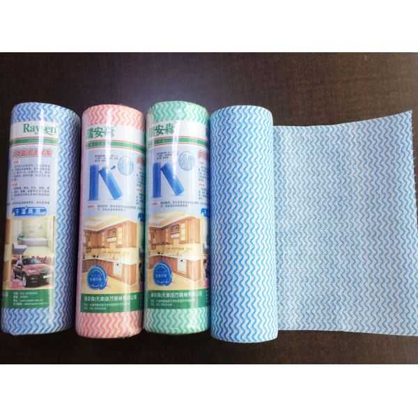 Disposable Spunlace Nonwoven Wipes Cleaning Wipes With Different Color