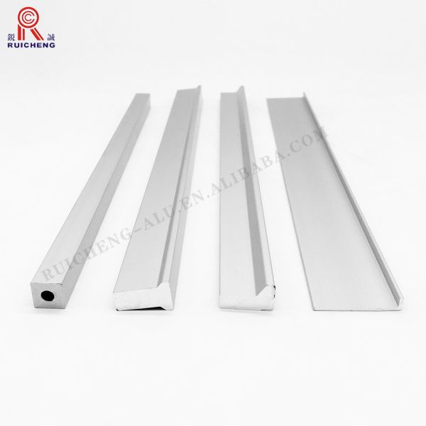 Anodizing 6061 Aluminium Handle Profile Cabinet Accessories Customized