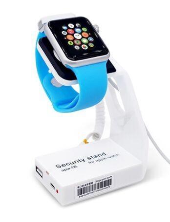 COMER anti-theft cable locker alarm smart watch display holders desk mounting bracket
