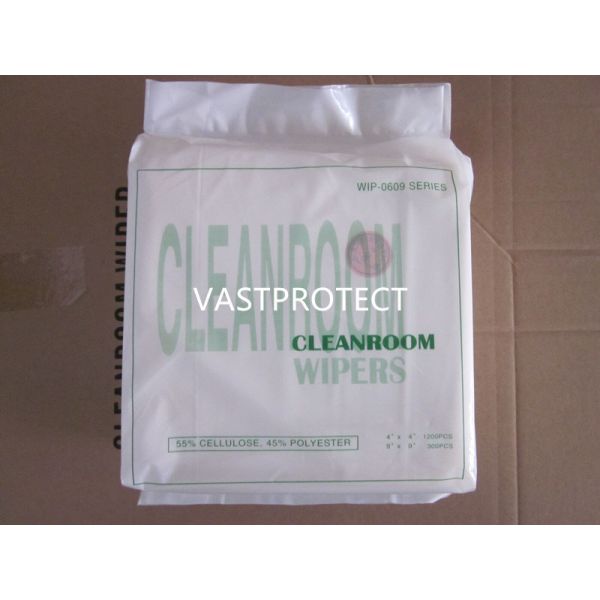 Return refunds 55% Cellulose 45% Polyester Lint Free Cleanroom Paper Wipers Wip-0609