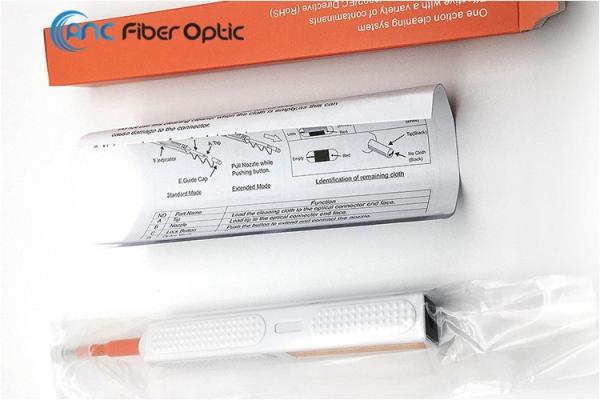 Anti estática do líquido de limpeza alaranjado do conector ótico da fibra para o conector de 2.5mm 1.25mm