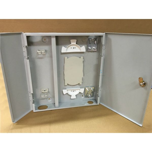 Mure a porta dobro interna de caixa terminal FTTH FTTB 24port da distribuição da fibra ótica da montagem