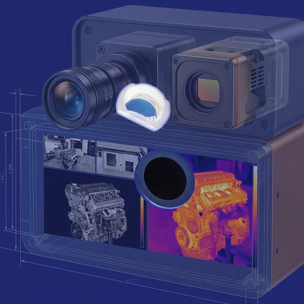 Thermal Imaging Infrared Lens 8-12um LWIR Camera Optics 50mm Focal Length