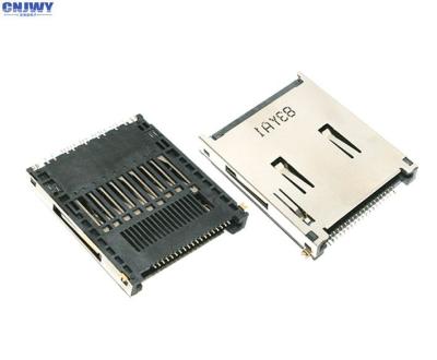Conector de cartão do Sd da versão mestra mini, tipo conector do entalhe do soquete do cartão de Sim