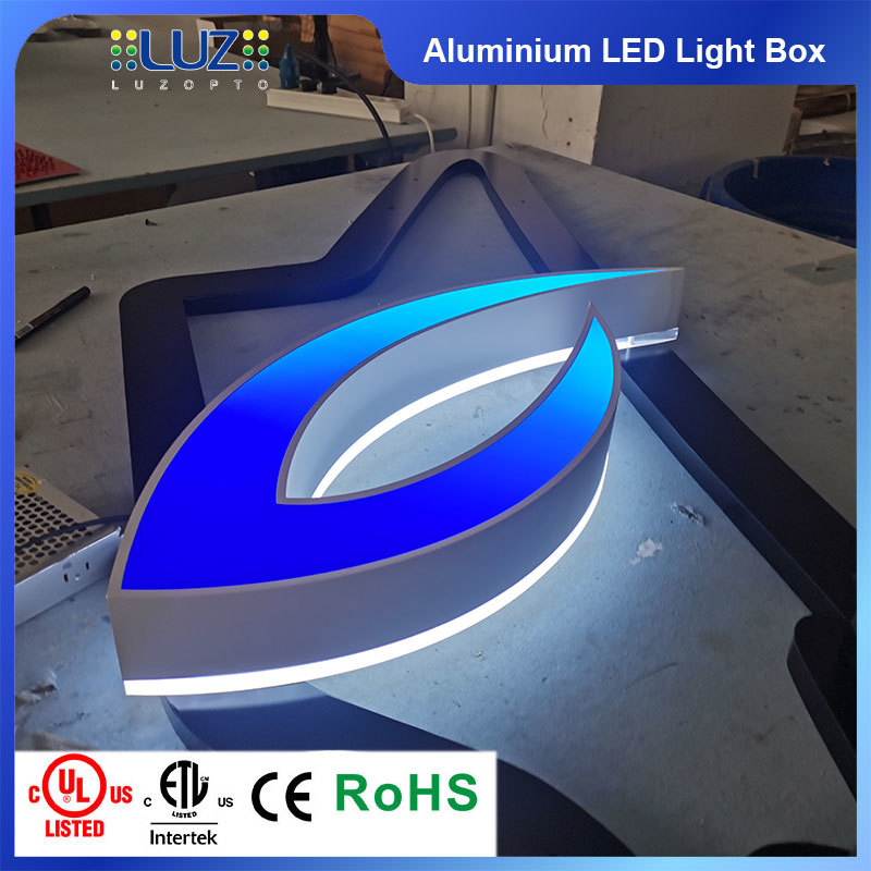 Custom 3D Profile Aluminium Sign Box – Commercial Illuminated Storefront LED Signage