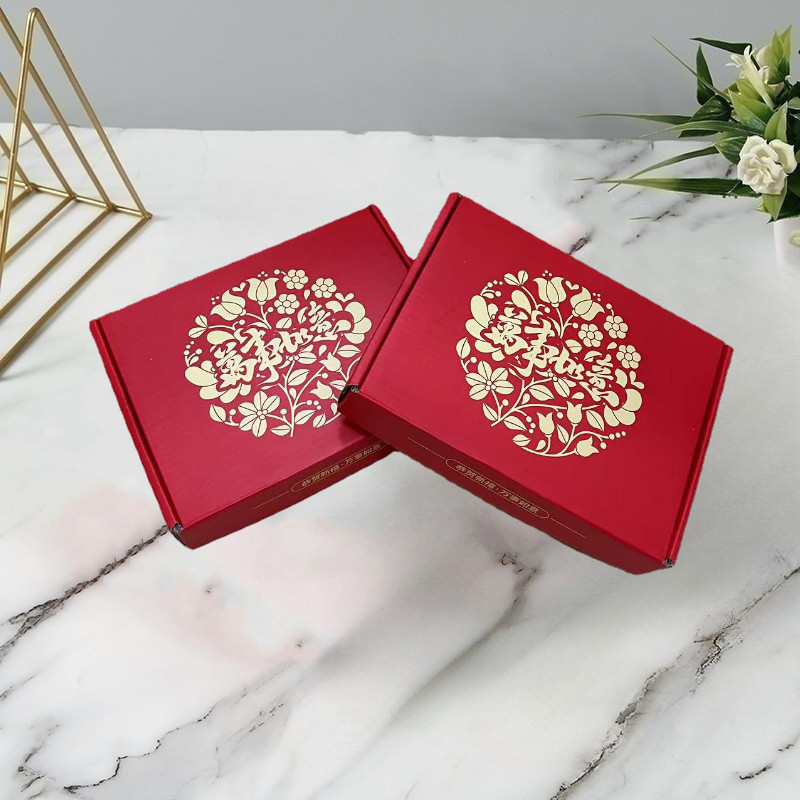 170г Kraft Airplane Box Складные коробки для косметики