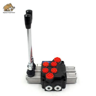 Two Spool Dcv 40 Manual Directional Control Valve Pneumatic Agriculture Machine Repair