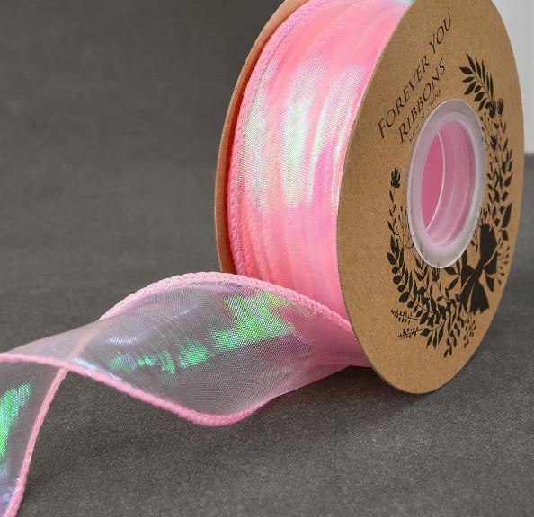 Fita de papel floral colorida de Gauze Ribbon Cake Flower Packaging DIY do Fishtail