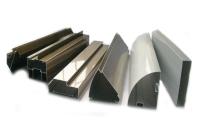 perfil de Champagne Series Anodized Aluminium Extrusion da eletroforese 6063-T5 para extensamente o uso de vidro