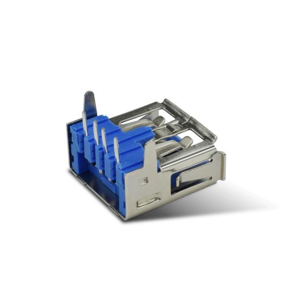 14mm DIP PCB Usb 2.0 Type A Female Connector 4 Pin Right Angle Socket Jack