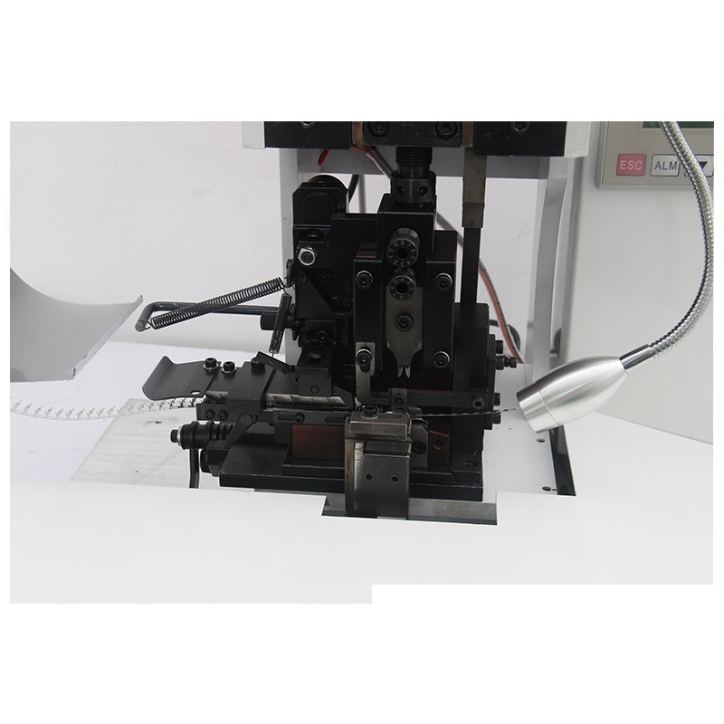 HR-PX220 High Production Semi Auto Flat Cable Ribbon Wire Stripping Crimping Machine