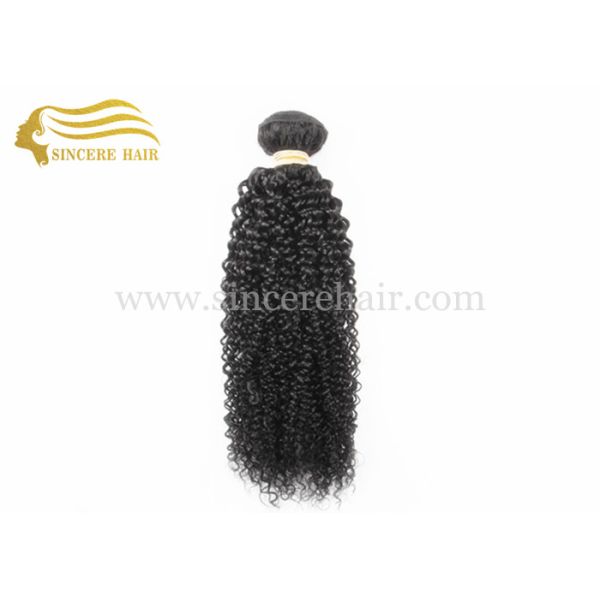 20 CURLY Hair Extensions Weft for Sale, Hot Sale 20 Inch Natural Kinky Curly Remy Human Hair Weft Extensions for Sale