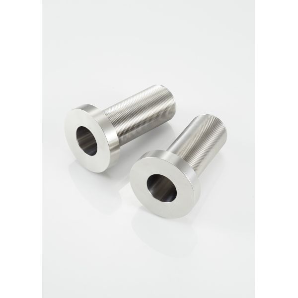 tuyau de cuivre fileté par pièces de usinage en métal de longueur du diamètre