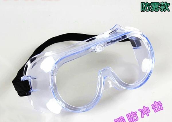 Indirect Venting Disposable Protective Goggles Soft Face Frame Wide Vision Field