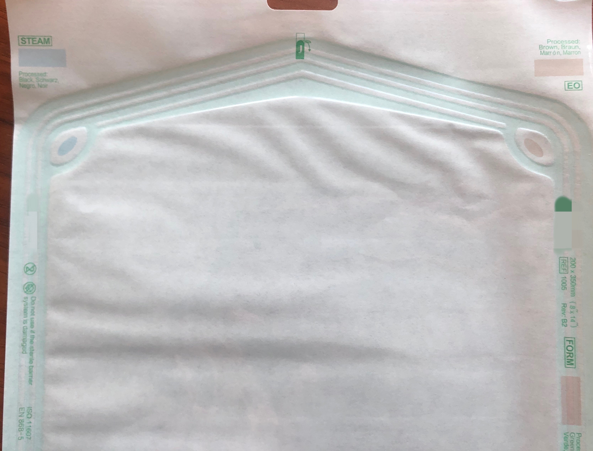 Dental Self Sealing Sterilization Pouches Sterilization Bags Dental Flat Gusseted Reel