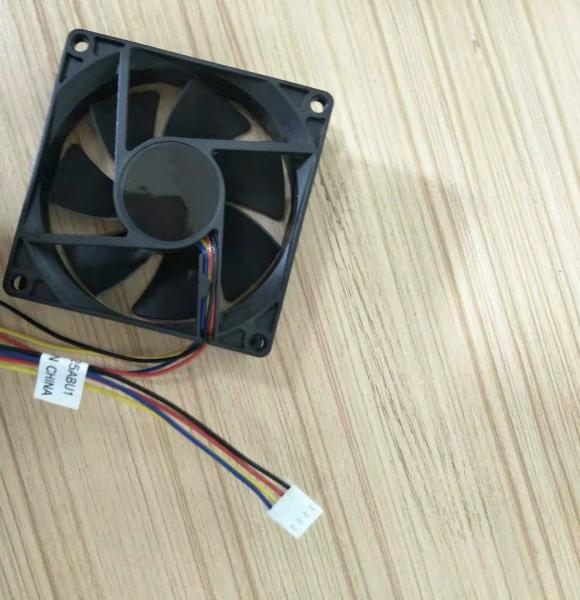 Small Ball Bearing DC Axial Fans 12v Brushless Motor 4000 RMP Speed 80 X 80 X 20mm