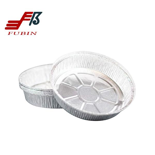 Restaurant Kitchen 7 Inch Round Foil Pizza Pie Pan With Lid