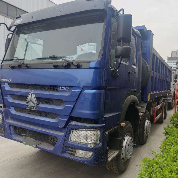 SINOTRUK BLUE HOWO 400HP 8×4 TIPPER DUMP TRUCK LHD