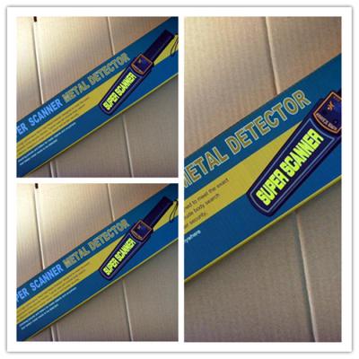 Exhibition Black Waterproof Body Metal Detector Scanner 415*65*40mm HH002