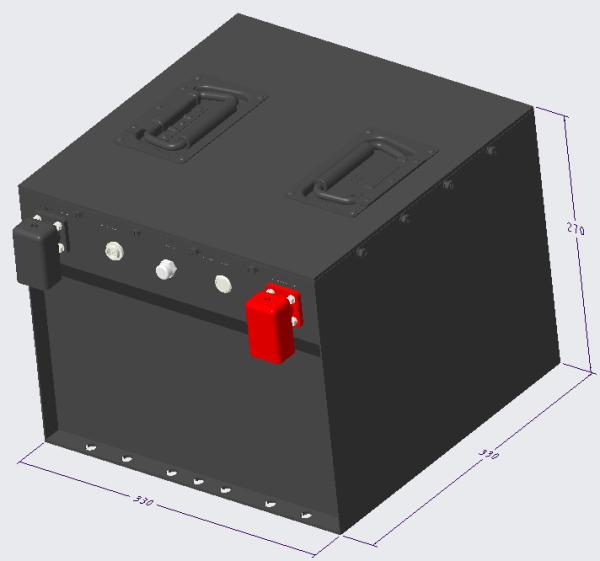 105Ah 48V Lithium Golf Cart Battery Smart Charger Iron Enclosure Golf Cart Lithium Batteries