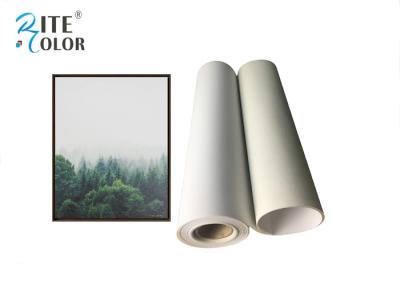 Tela matte 220Gsm da cópia do poliéster da lona da impressão do grande formato de Digitas do Inkjet