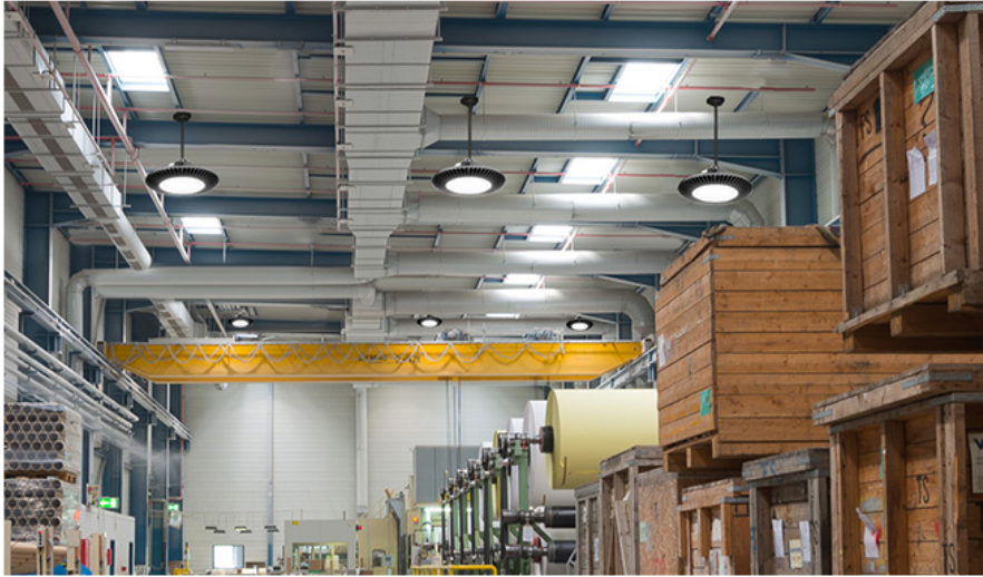 High Strength 130lm/W LED High Bay Light Fixtures Die Cast Aluminum Lamp Body