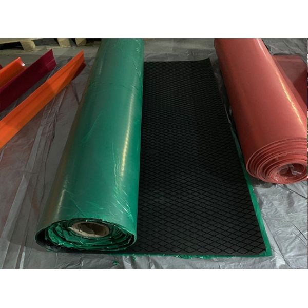 Herringbone Conveyor Pulley Lagging Natural Rubber Pulley Lagging Material