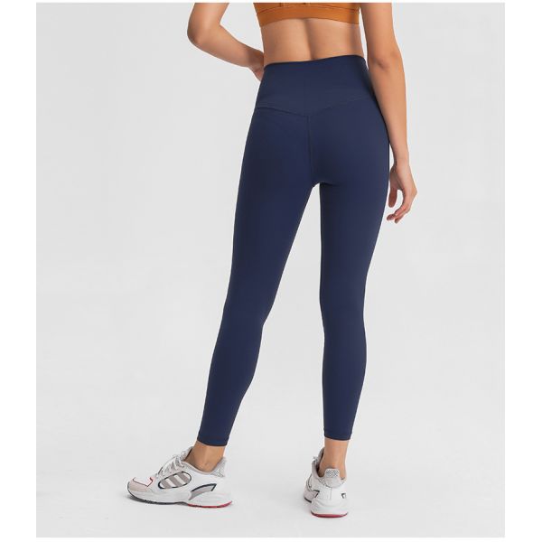 Elastic Nude Color Yoga Pants Quick Drying STC Womens High Waisted Running Tights