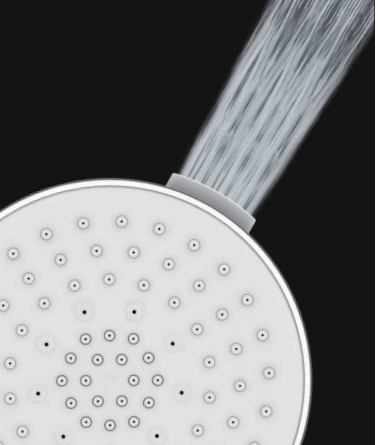 Shower Rain Set Rainshower Water Saving Plastic Shower Heads with High Pressure Booster